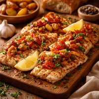 Romanian Baked White Fish