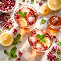 Rose Petal Iced Tea