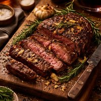 Rosemary Garlic Grilled Steak