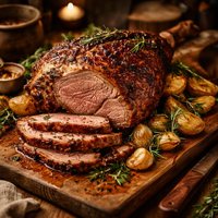 Rosemary Honey Roast Leg of Lamb