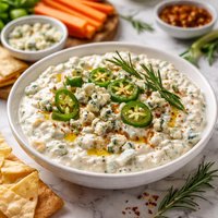 Rosemary Jalapeno Blue Cheese Dip