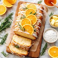 Rosemary Orange Pound Cake