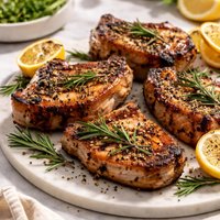 Rosemary Pork Chops for the Grill