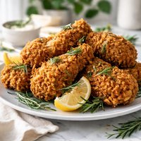 Rosemary Scented Extra Crispy Fried Chicken