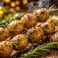 Rosemary Skewered Potatoes