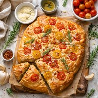 Rosemary Tomato Parmesan Bread