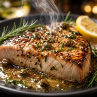 Rosemary White Wine Swordfish