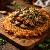Rosti with Mushrooms