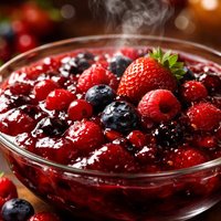 Rote Grtze German Mixed Berry Pudding