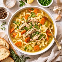 Rotisserie Chicken Noodle Soup