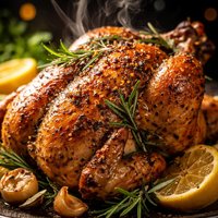 Rotisserie Lemon Rosemary Chicken