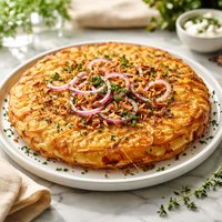 Rsti Swiss Potato Cake with Onion