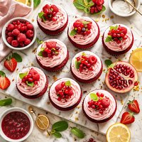 Ruby Rouge Cupcakes