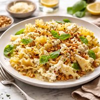 Ruffled Pasta in Herbed Ricotta and Pine Nut Brown Butter