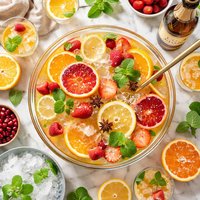 Rum and Champagne Punch