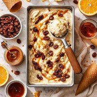 Rum and Raisin Ice Cream with a Twist