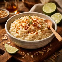 Rum Coconut Risotto