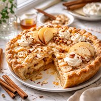 Rum Cream Apple Pie