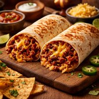 Run for the Border Chili Cheese Burritos