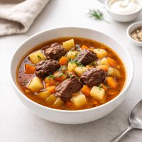 Russian Beef and Vegetable Soup
