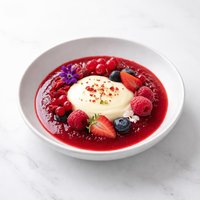 Russian Berry Custard Kissel