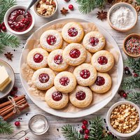 Russian Butter Cookies for Christmas