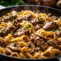 Russian Skillet Stroganoff