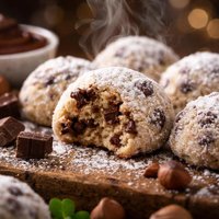 Russian Tea Cakes with Chocolate