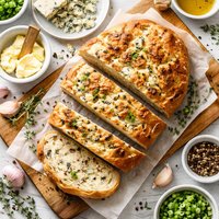 Rustic Blue Cheese Bread