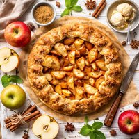 Rustic Crunchy Apple Pie