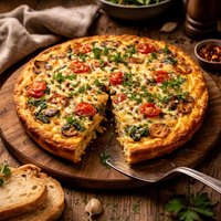 Rustic Dinner Egg Frittata