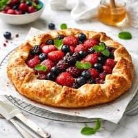 Rustic Fruit Tart Free Form Galette