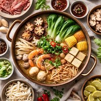 Rustic Hot Pot Soup