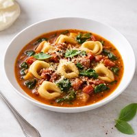 Rustic Italian Tortellini Soup