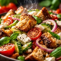 Rustic Sourdough Salad with Feta