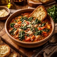 Rustic Tuscan Bean Soup