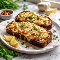 Rye Cheese Toast with Garlic