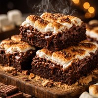 S Mores Brownie Squares