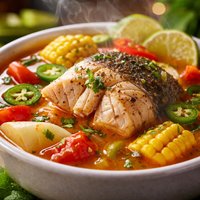 Sabroso Caldo De Pescado