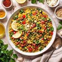 Saffron Couscous with Herbs