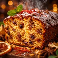 Saffron Fruit Cake
