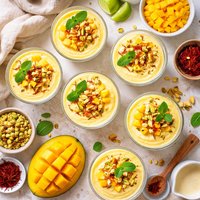 Saffron Mango Mousse