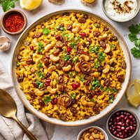 Saffron Rice with Cashews