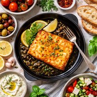 Saganaki Fried Cheese Greek Style