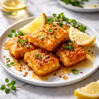 Saganaki Greek Fried Cheese Squares