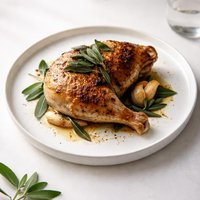 Sage and Garlic Roast Chicken