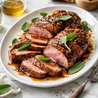 Sage Duck Breasts with Balsamic Honey