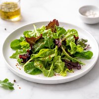 Salad Greens with Italian Dressing
