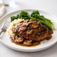 Salisbury Steak with Mushroom Gravy Rachel Ray