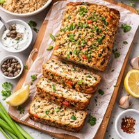 Salmon and Brown Rice Loaf